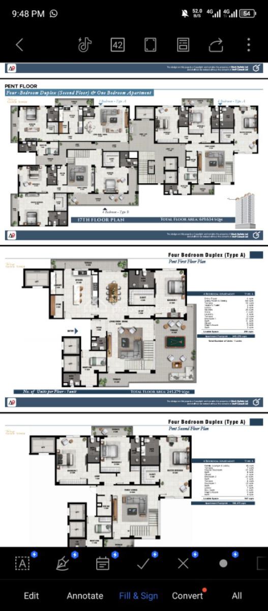 3bedroom Apartment in Victoria Island, Behind Eko Hotels, Victoria Island (vi), Lagos, Flat / Apartment for Sale