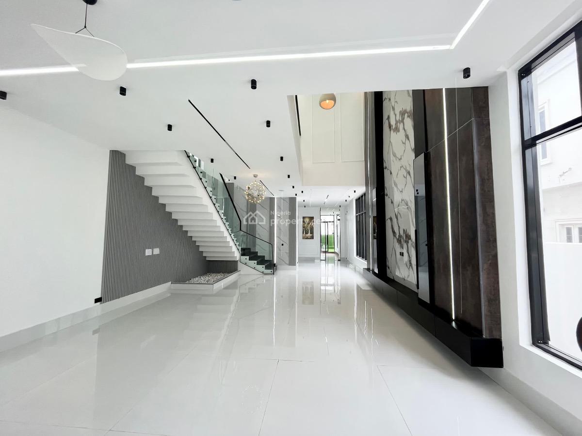Stunning 5-bedroom Fully Detached Duplex with Gym, Pool & Bq, Chevron, Lekki, Lagos, Detached Duplex for Sale