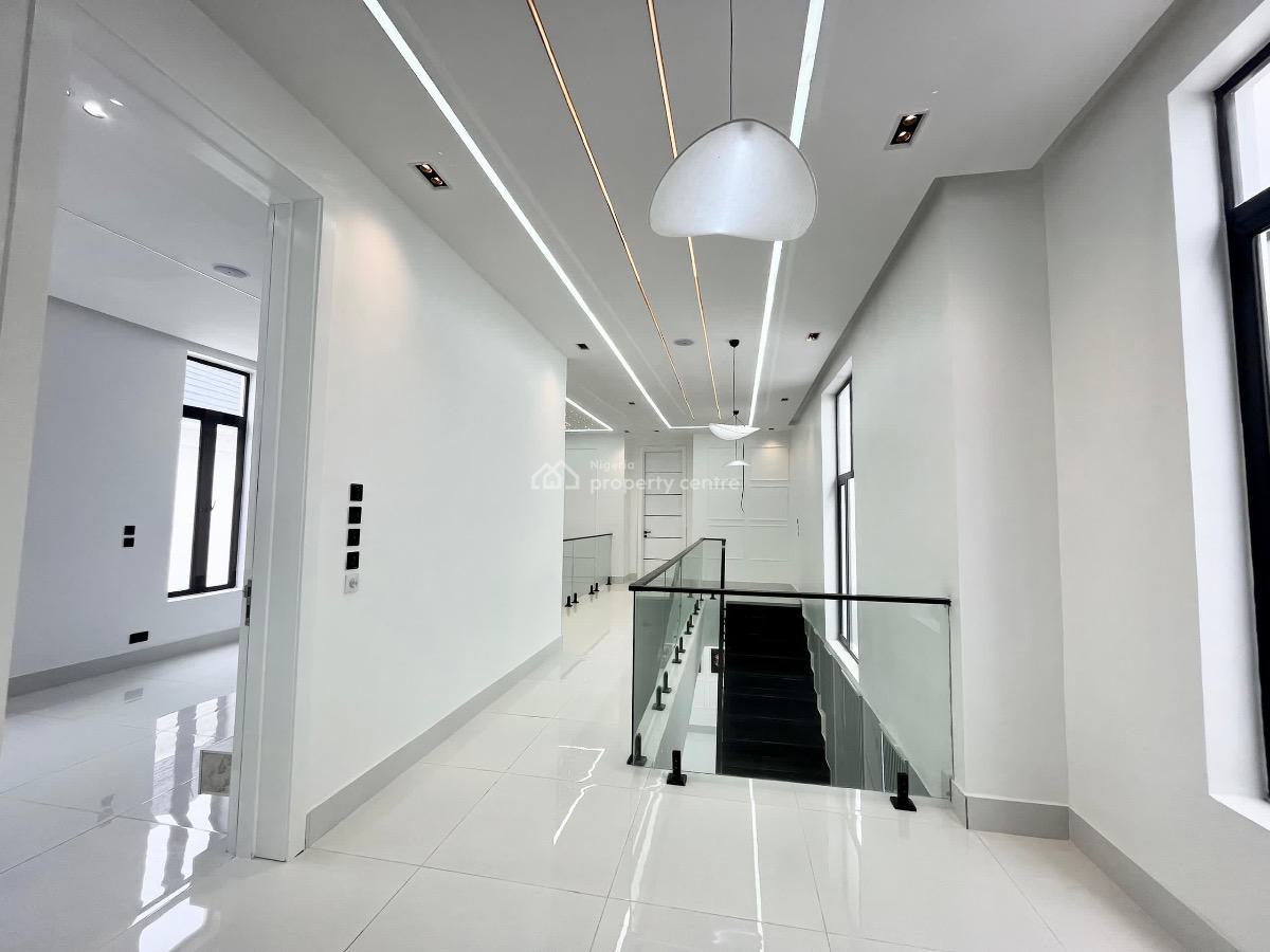 Stunning 5-bedroom Fully Detached Duplex with Gym, Pool & Bq, Chevron, Lekki, Lagos, Detached Duplex for Sale