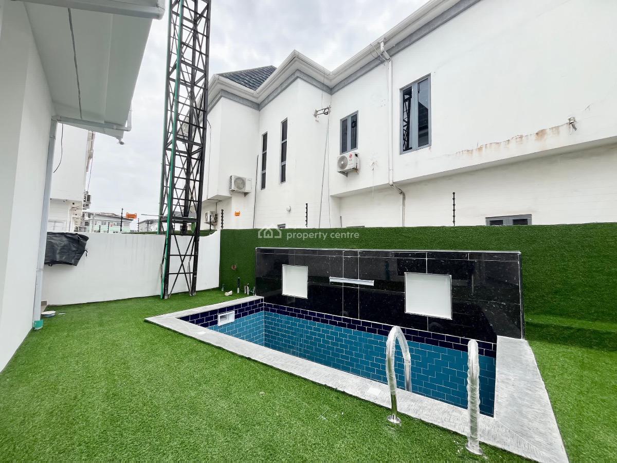 Stunning 5-bedroom Fully Detached Duplex with Gym, Pool & Bq, Chevron, Lekki, Lagos, Detached Duplex for Sale