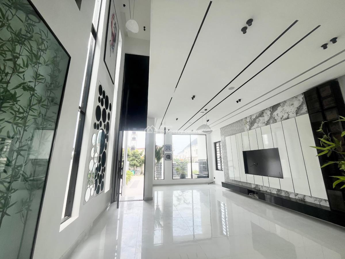 Contemporary 5-bedroom Fully Detached Duplex with Pool, Gym & Bq, Chevron, Lekki, Lagos, Detached Duplex for Sale