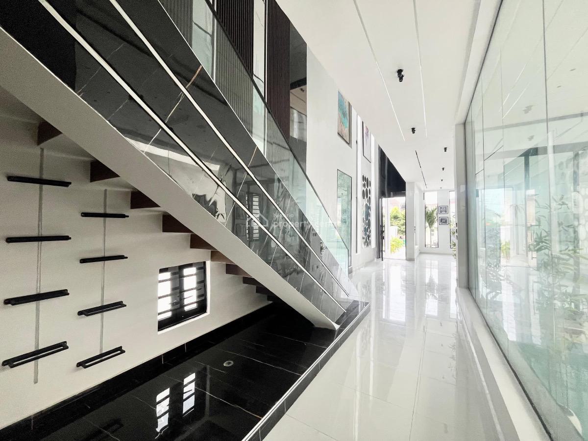 Contemporary 5-bedroom Fully Detached Duplex with Pool, Gym & Bq, Chevron, Lekki, Lagos, Detached Duplex for Sale
