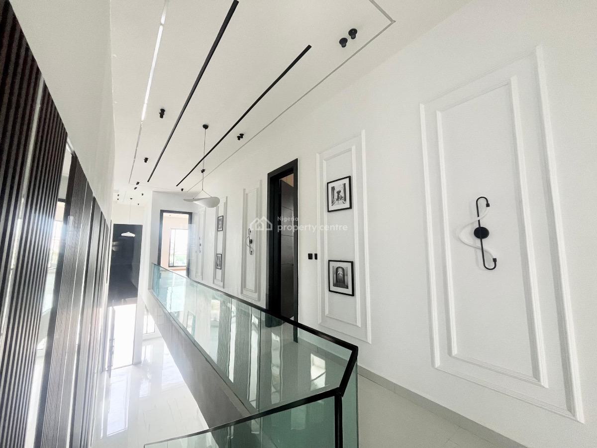 Contemporary 5-bedroom Fully Detached Duplex with Pool, Gym & Bq, Chevron, Lekki, Lagos, Detached Duplex for Sale