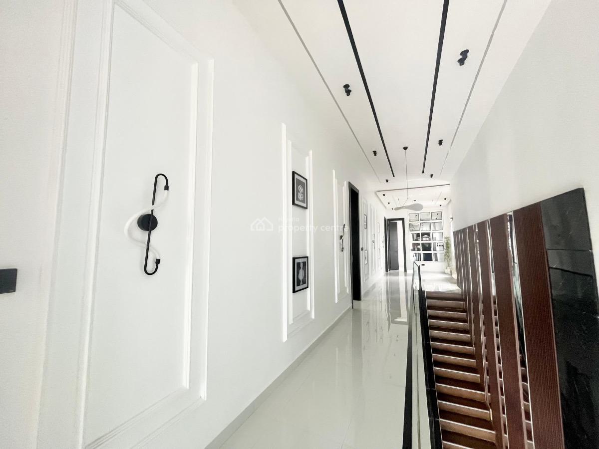 Contemporary 5-bedroom Fully Detached Duplex with Pool, Gym & Bq, Chevron, Lekki, Lagos, Detached Duplex for Sale
