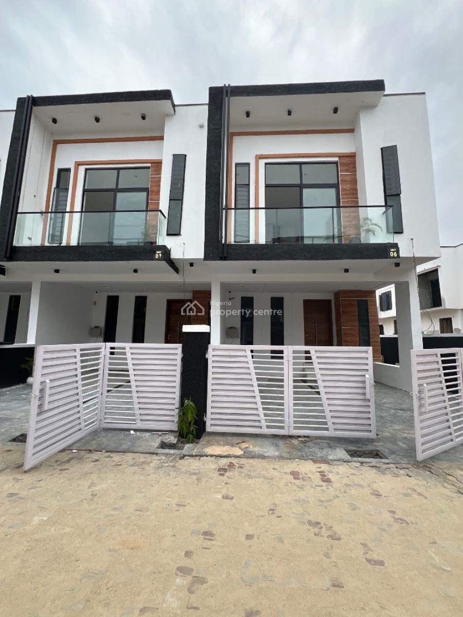 Lovely Brand New Self Compound  3 & 4  Bedroom Terraced, Ikota Lekki, Ikota, Lekki, Lagos, Terraced Duplex for Sale