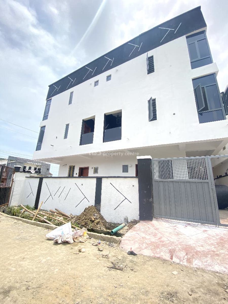 Newly Built 4 Bedroom Semi Detached Duplex with Bq  in a Secure Estate, Ologolo, Lekki, Lagos, Semi-detached Duplex for Sale