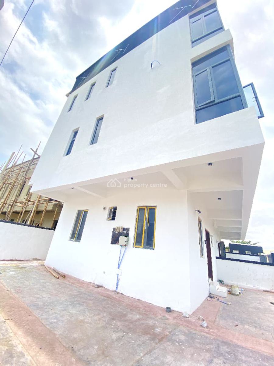 Newly Built 4 Bedroom Semi Detached Duplex with Bq  in a Secure Estate, Ologolo, Lekki, Lagos, Semi-detached Duplex for Sale