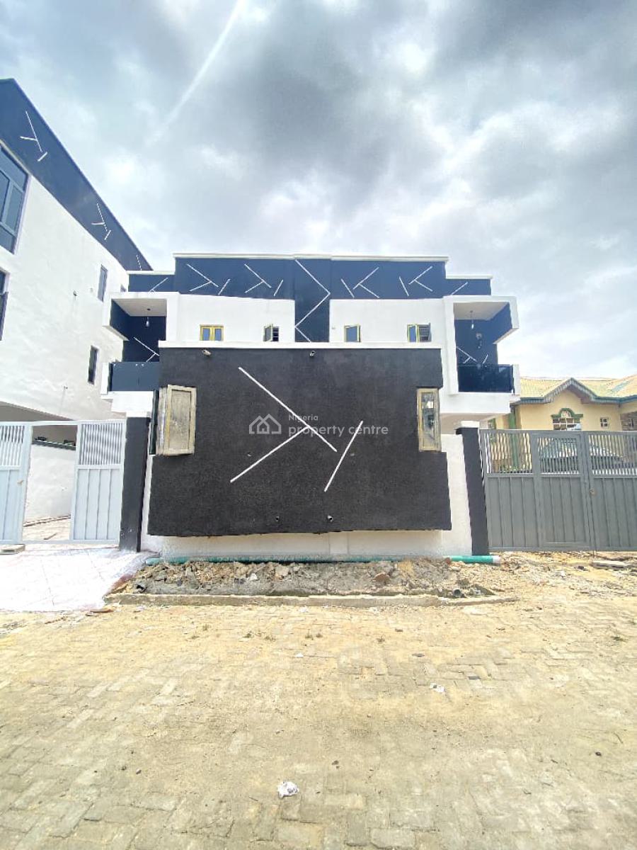 Newly Built 4 Bedroom Semi Detached Duplex with Bq  in a Secure Estate, Ologolo, Lekki, Lagos, Semi-detached Duplex for Sale