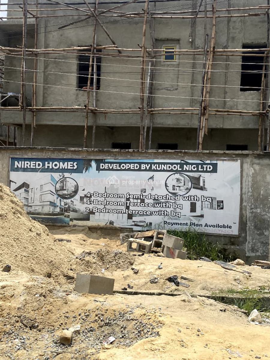 Newly Built 3 Bedroom Terrace Duplex with Bq  in a Secure Estate, Ologolo, Lekki, Lagos, Terraced Duplex for Sale