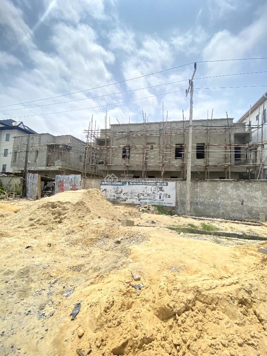 Newly Built 3 Bedroom Terrace Duplex with Bq  in a Secure Estate, Ologolo, Lekki, Lagos, Terraced Duplex for Sale