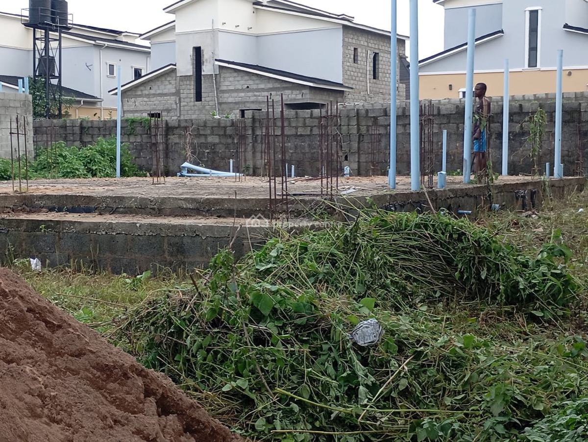 Available Plot at Dpc Level for a Fully Detached 4-bedroom Duplex, Lugbe District, Abuja, Detached Duplex for Sale