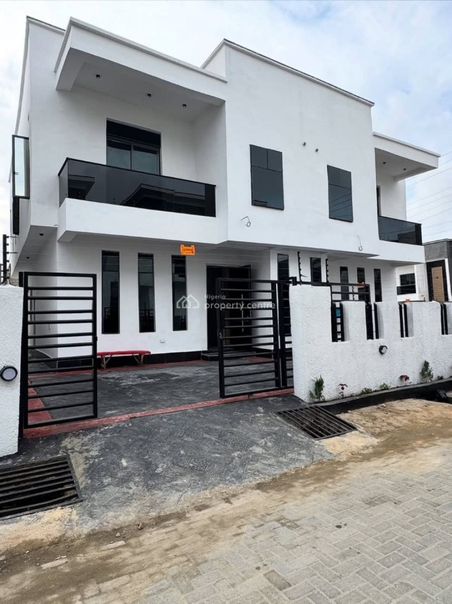 4 Bedroom Semi-detached Duplex with Bq -- Gov. Consent, Lekki Palm City Estate, Ajah, Lagos, Semi-detached Duplex for Sale