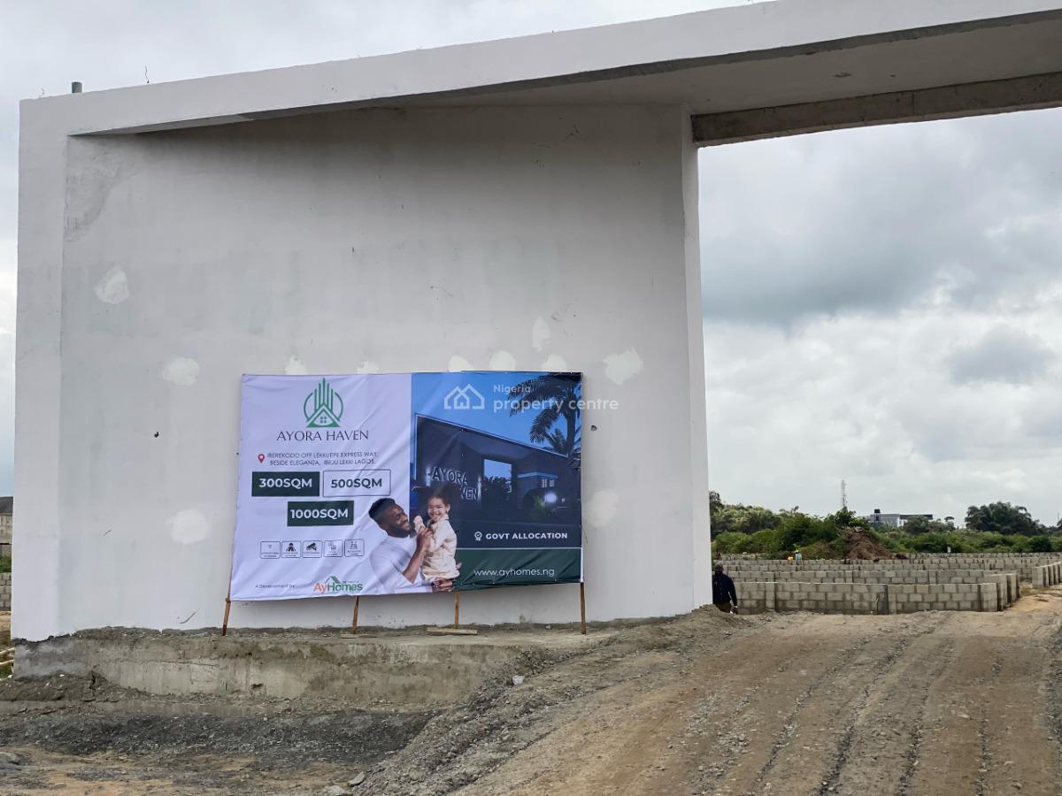 Premium Land at Ayora Haven, Perfect for Residential and Commercial, Lekki Epe Express Way, Ibeju Lekki, Lagos, Mixed-use Land for Sale