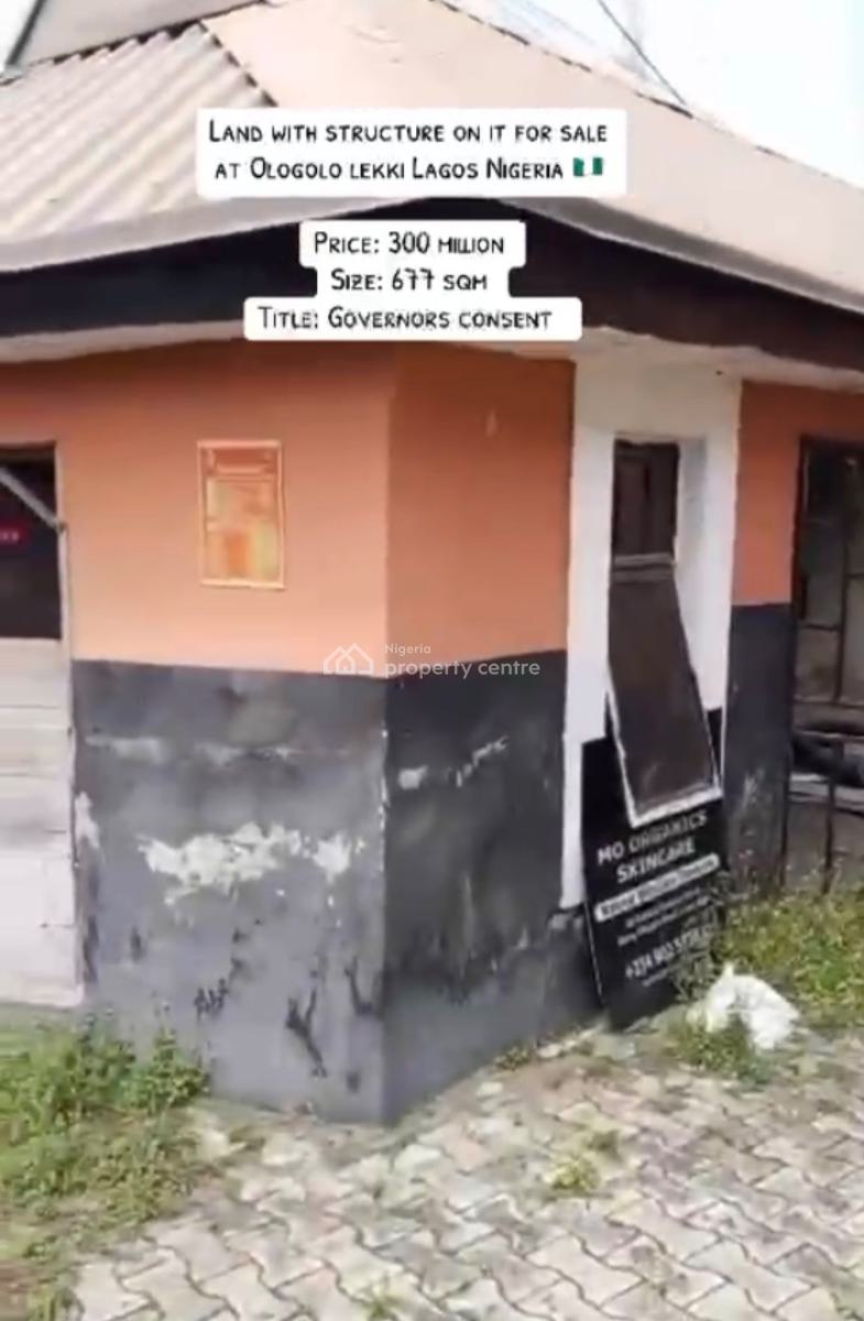 677sqms Structure, Ologolo, Lekki, Lagos, Land for Sale