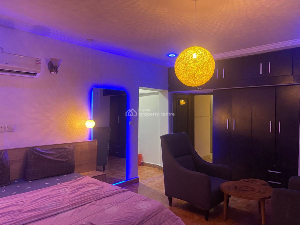 Fully Furnished Spacious Studio Apartment in a Serene Environment, Garki, Area 3, Garki, Abuja, Self Contain (single Rooms) for Rent