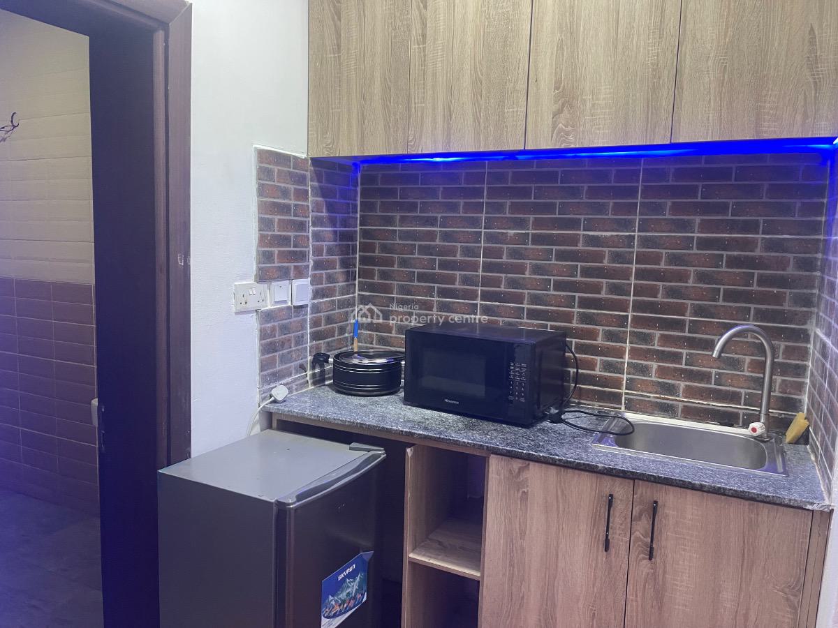 Fully Furnished Spacious Studio Apartment in a Serene Environment, Garki, Area 3, Garki, Abuja, Self Contain (single Rooms) for Rent
