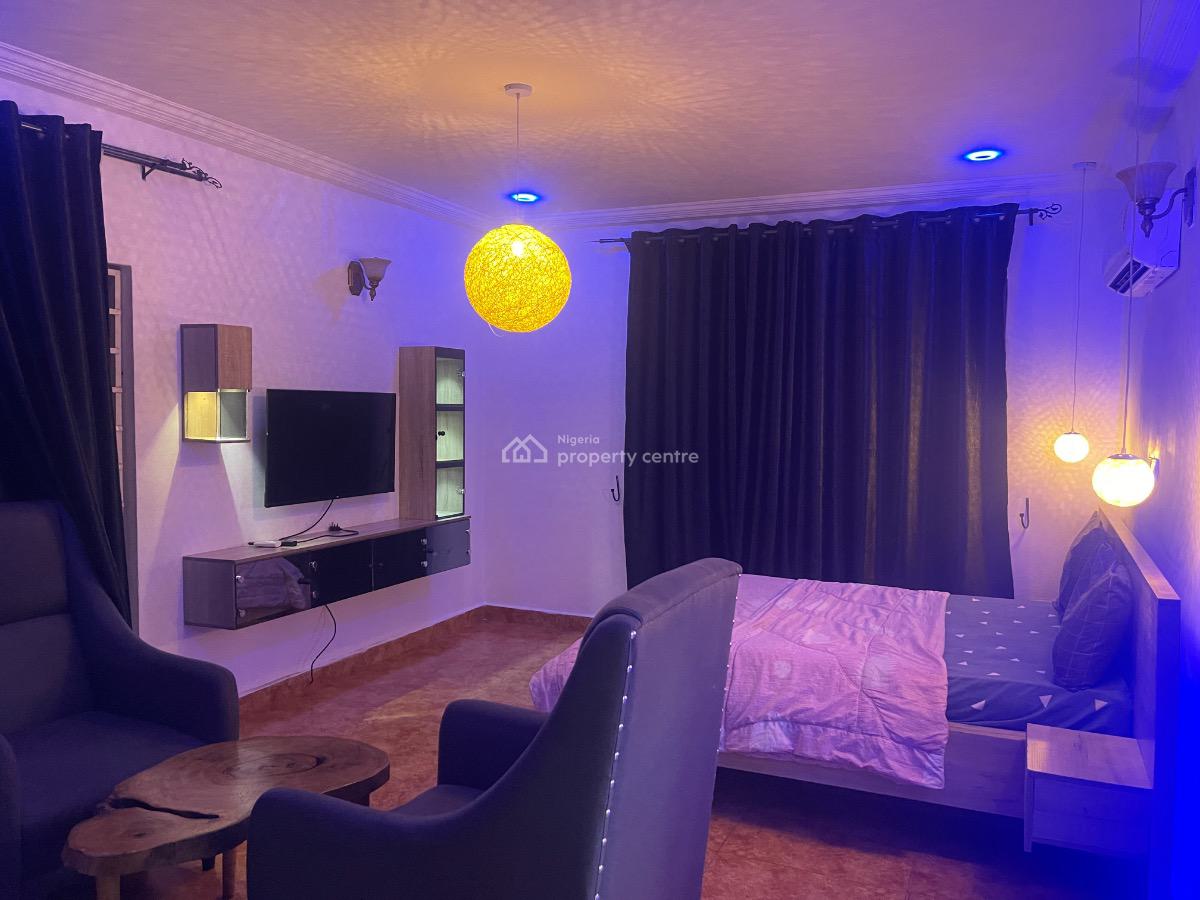 Fully Furnished Spacious Studio Apartment in a Serene Environment, Garki, Area 3, Garki, Abuja, Self Contain (single Rooms) for Rent