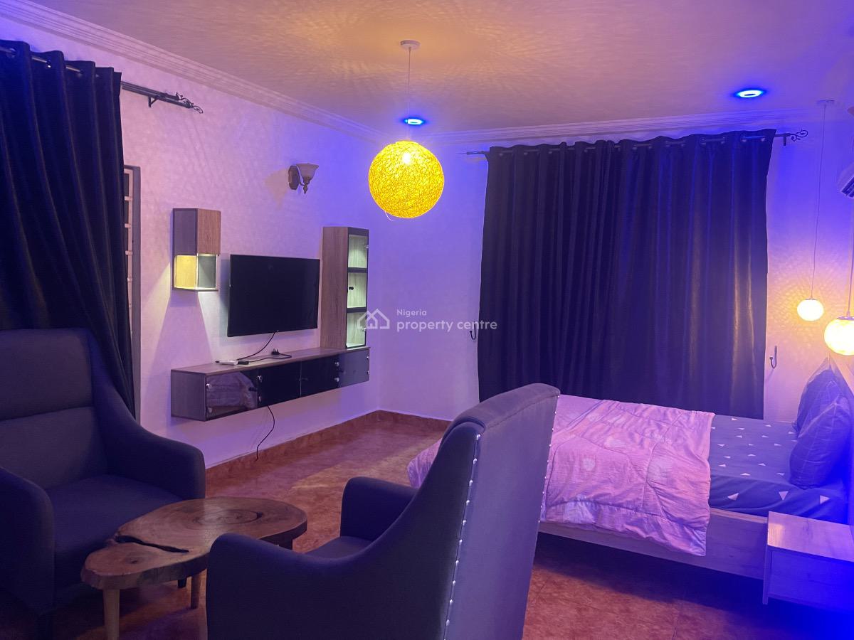 Fully Furnished Spacious Studio Apartment in a Serene Environment, Garki, Area 3, Garki, Abuja, Self Contain (single Rooms) for Rent