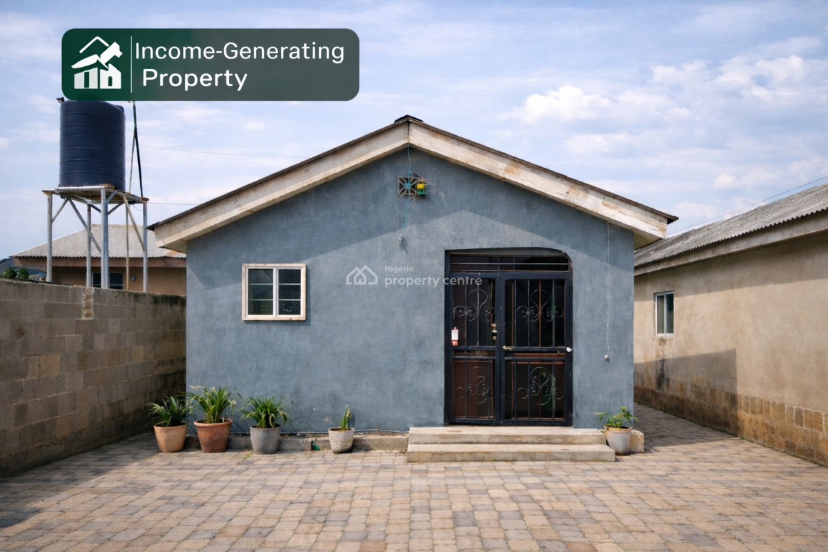 Income-producing Bungalow Converted to Miniflats, Arije Campbell, Alakuko, Ifako-ijaiye, Lagos, Block of Flats for Sale