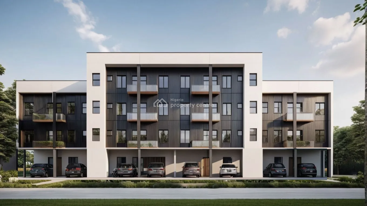 Shell Finished 3bedroom Massionette with Bq, Olivia Square, Osapa, Lekki, Lagos, Terraced Duplex for Sale