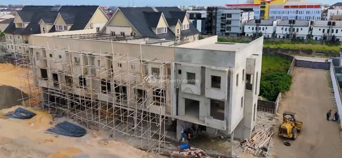 Shell Finished 3bedroom Massionette with Bq, Olivia Square, Osapa, Lekki, Lagos, Terraced Duplex for Sale