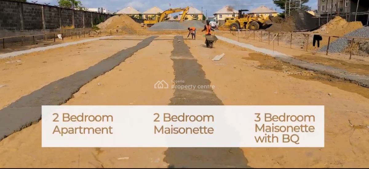 Shell Finished 3bedroom Massionette with Bq, Olivia Square, Osapa, Lekki, Lagos, Terraced Duplex for Sale