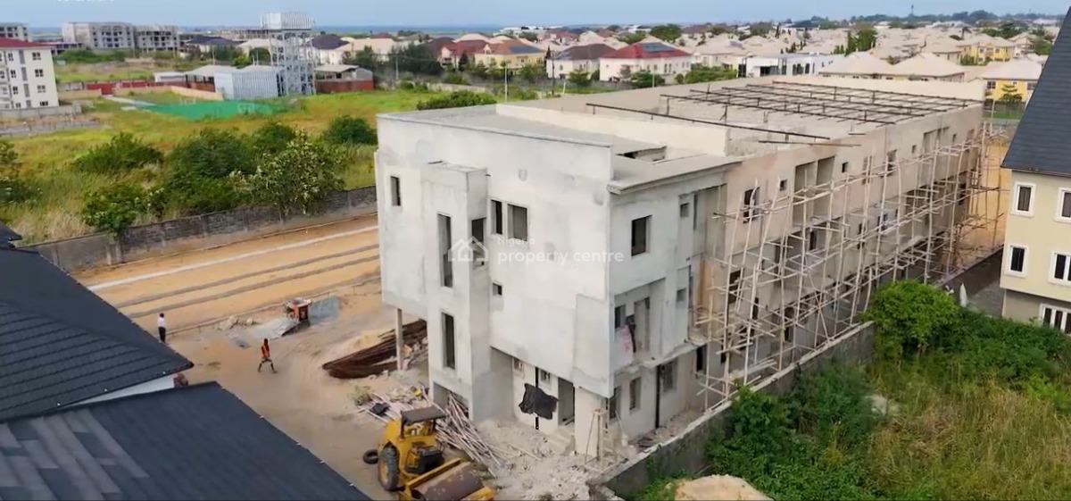 Shell Finished 3bedroom Massionette with Bq, Olivia Square, Osapa, Lekki, Lagos, Terraced Duplex for Sale