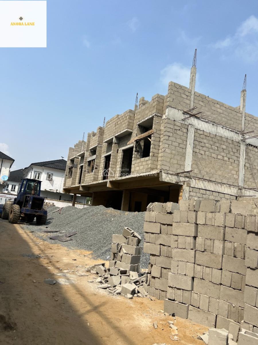 Shell Finished 3 Bedroom Maisonette with Bq, Olivia Square, Osapa, Lekki, Lagos, Terraced Duplex for Sale