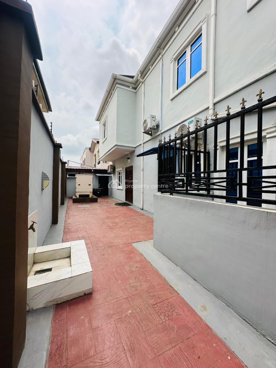 Lovely Furnished 4 Bedroom Semi Detached Duplex with Bq, Gra Phase 1, Magodo, Lagos, Terraced Duplex for Sale
