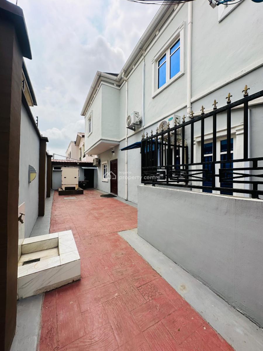 Lovely Furnished 4 Bedroom Semi Detached Duplex with Bq, Gra Phase 1, Magodo, Lagos, Terraced Duplex for Sale