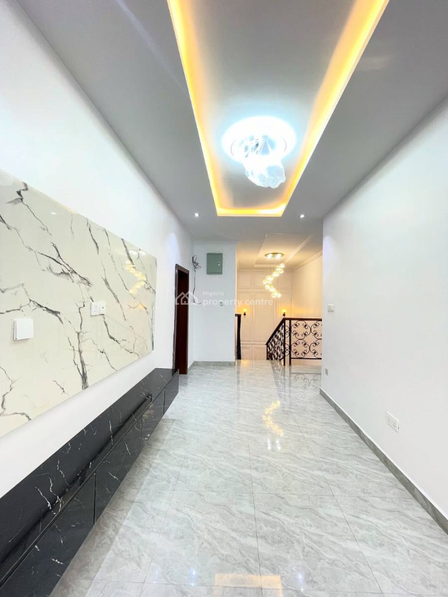Spacious Four Bedroom Semi Detached Duplex with Gate House and Bq, Sangotedo, Ajah, Lagos, Semi-detached Duplex for Sale