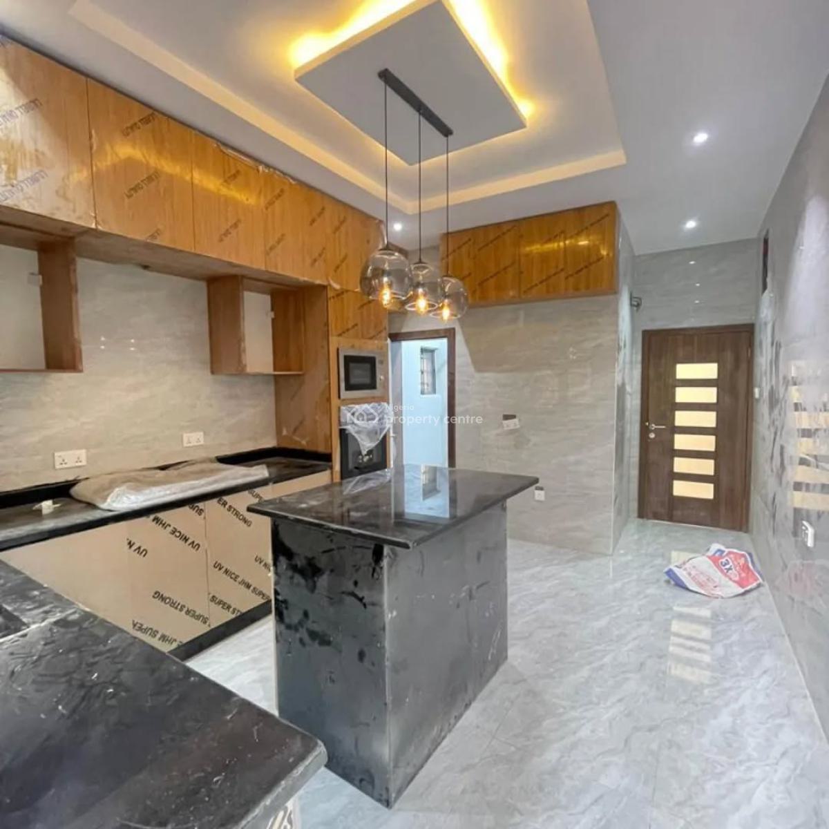 Spacious Four Bedroom Semi Detached Duplex with Gate House and Bq, Sangotedo, Ajah, Lagos, Semi-detached Duplex for Sale