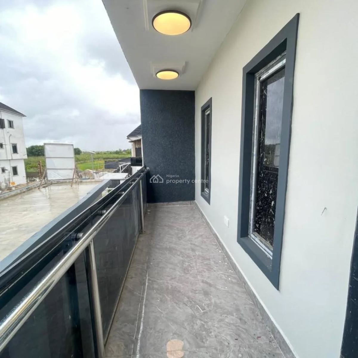 Spacious Four Bedroom Semi Detached Duplex with Gate House and Bq, Sangotedo, Ajah, Lagos, Semi-detached Duplex for Sale