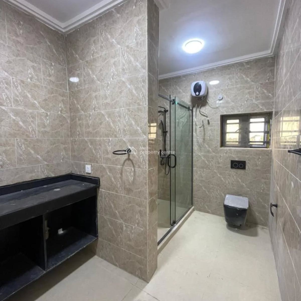 Spacious Four Bedroom Semi Detached Duplex with Gate House and Bq, Sangotedo, Ajah, Lagos, Semi-detached Duplex for Sale