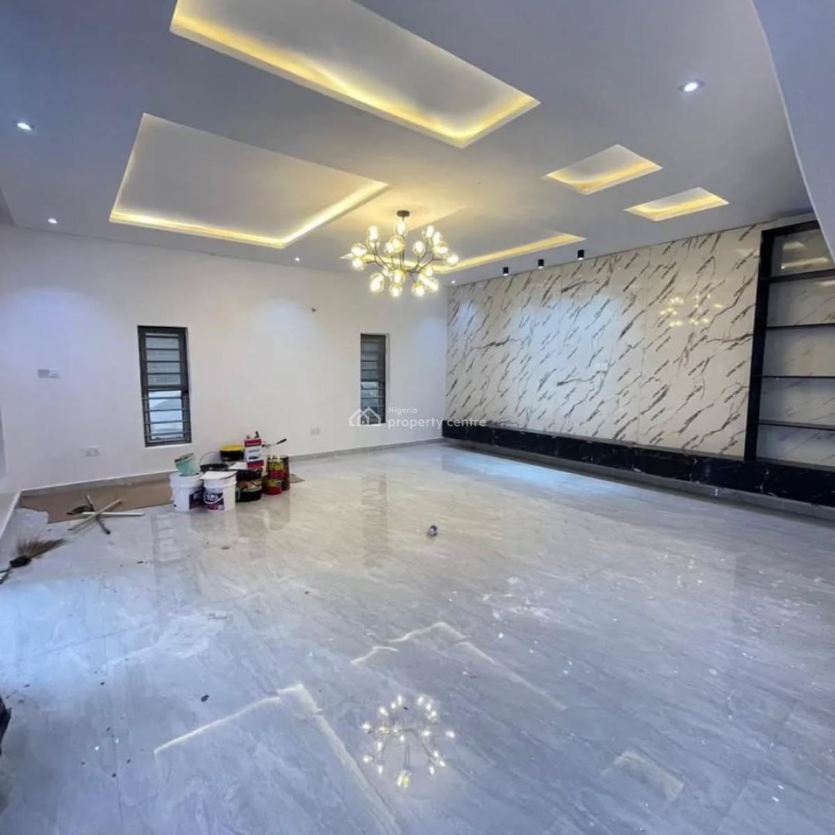 Spacious Four Bedroom Semi Detached Duplex with Gate House and Bq, Sangotedo, Ajah, Lagos, Semi-detached Duplex for Sale