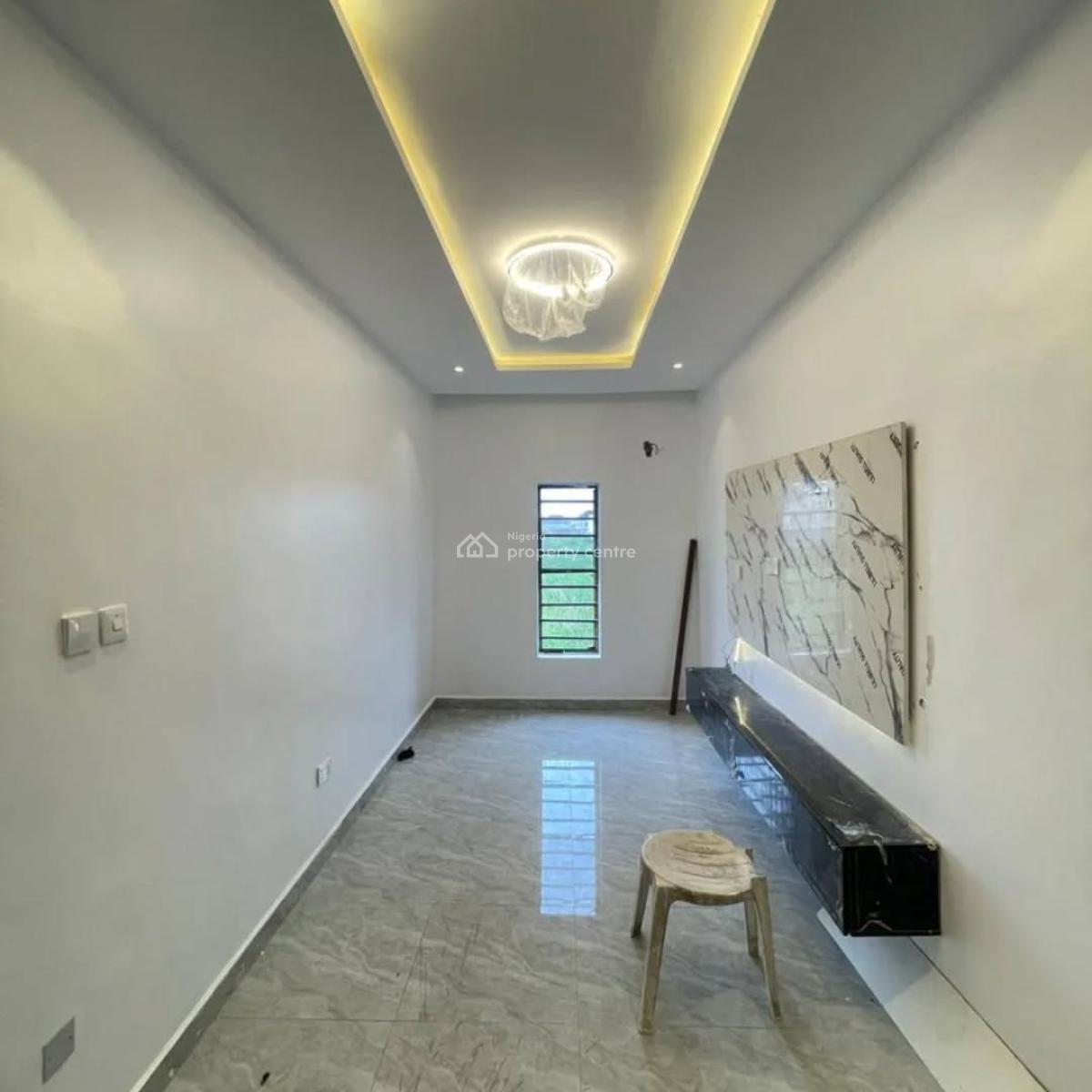 Spacious Four Bedroom Semi Detached Duplex with Gate House and Bq, Sangotedo, Ajah, Lagos, Semi-detached Duplex for Sale