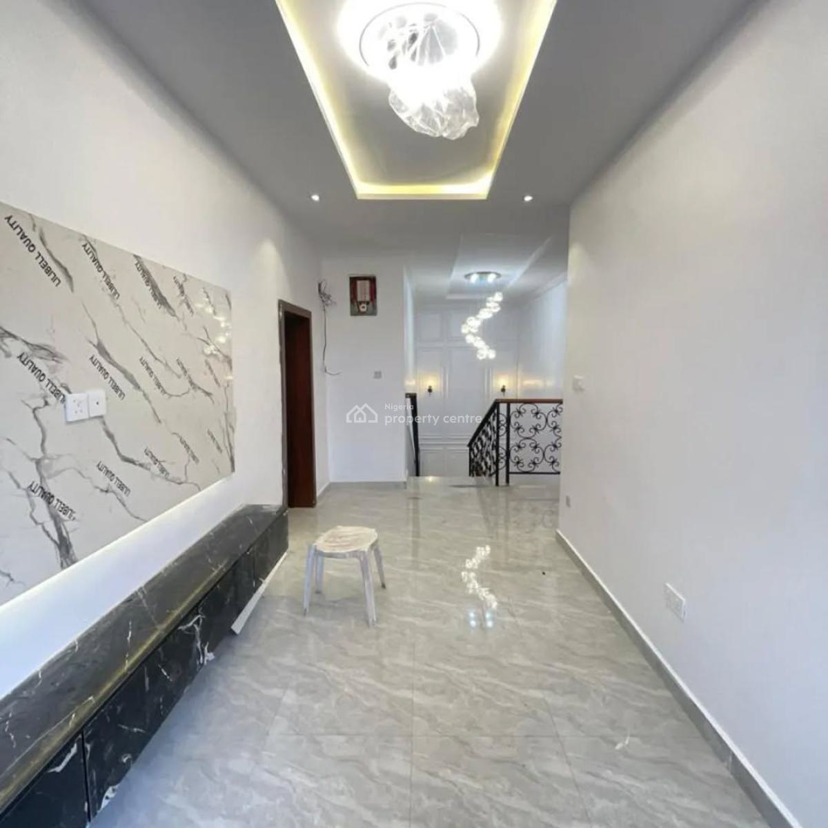 Spacious Four Bedroom Semi Detached Duplex with Gate House and Bq, Sangotedo, Ajah, Lagos, Semi-detached Duplex for Sale