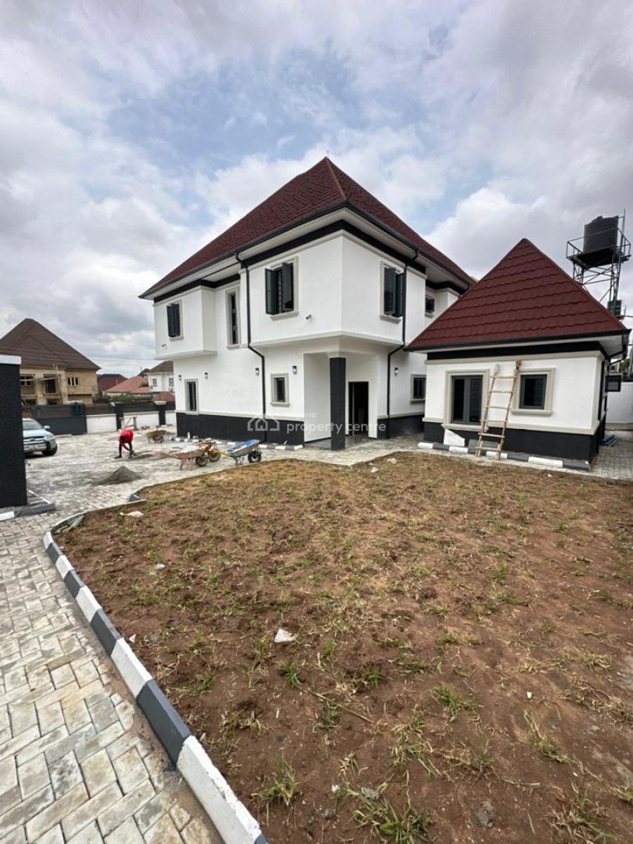 Brand New Stunning 4 Bedrooms Detached Duplex with 2 Rooms Bq, in an Estate, Life Camp, Abuja, Detached Duplex for Sale