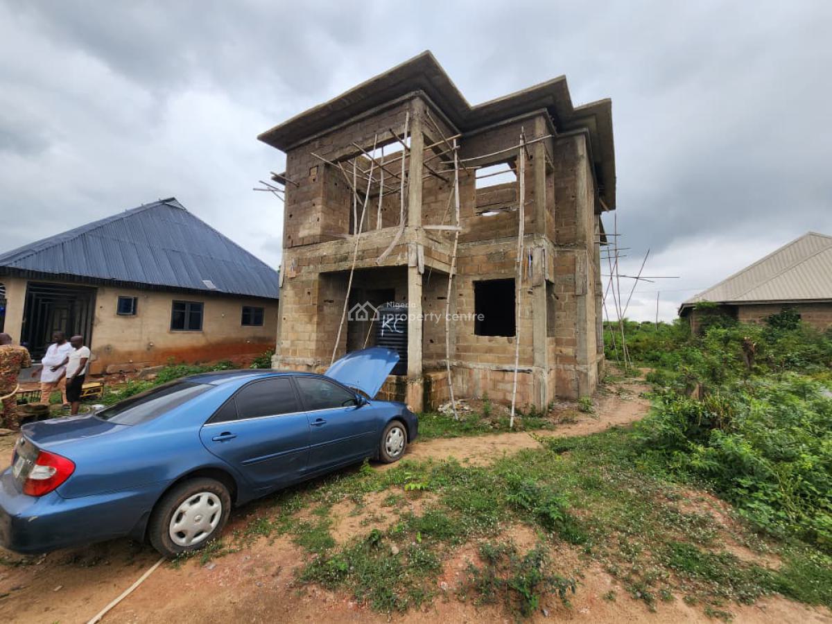 2 Units of 3 Bedroom Apartment at Adehun, Along Off Crescent, Abeokuta North, Ogun, Detached Duplex for Sale