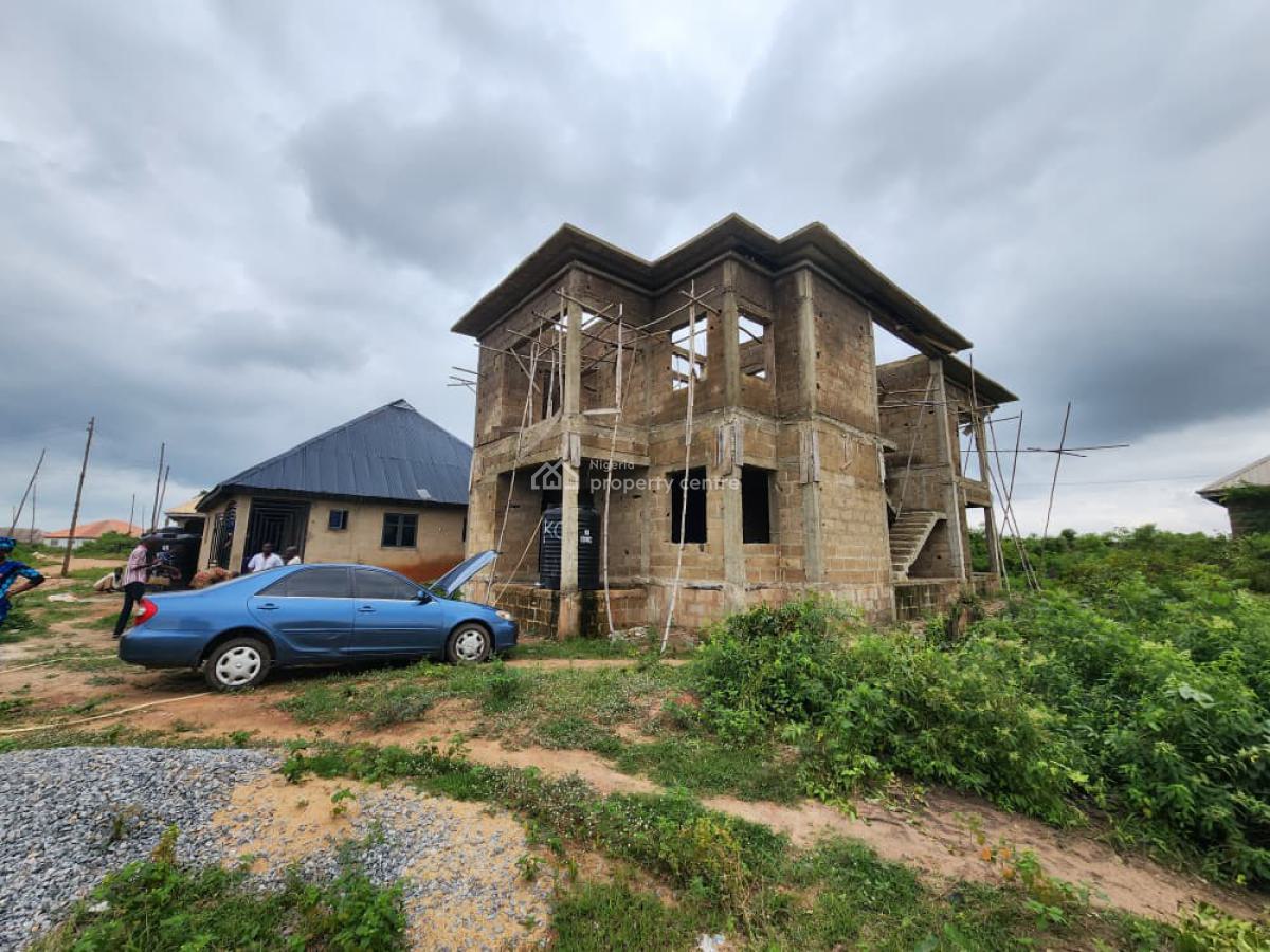 2 Units of 3 Bedroom Apartment at Adehun, Along Off Crescent, Abeokuta North, Ogun, Detached Duplex for Sale