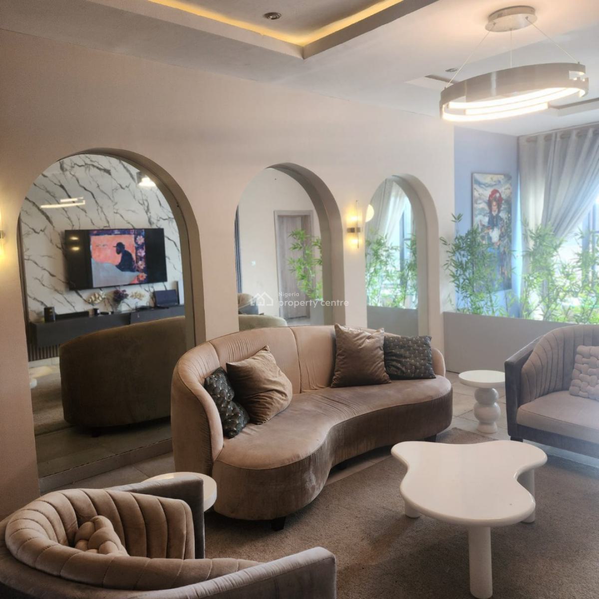 Furnished 2 Bedroom Apartment, Grey Garden Estate, Chevron, Lekki, Lagos, Flat / Apartment for Rent