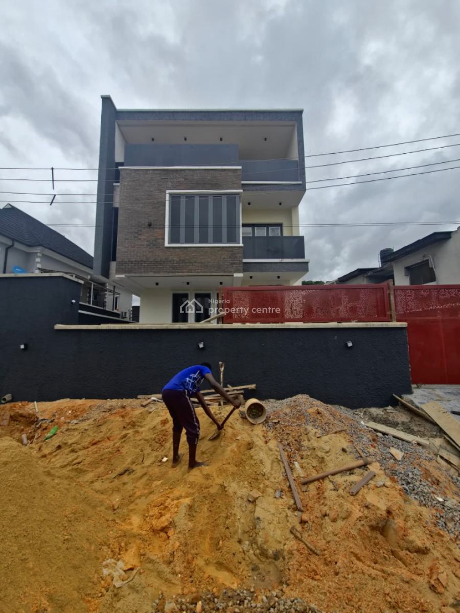 Newly Built 5-bedroom Fully Detached Duplex, with a Room Bq, Adeniyi Jones, Ikeja, Lagos, Detached Duplex for Sale