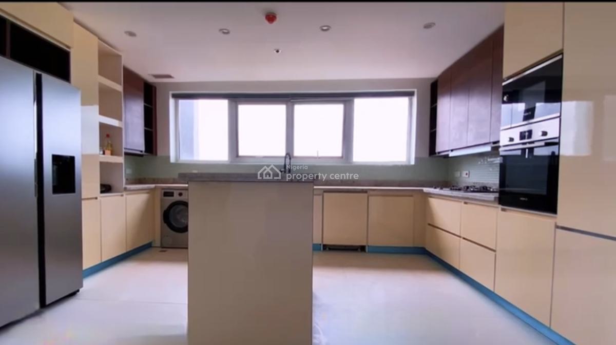 Massive 4 Bedrooms Penthouse By The Sea, Close to Pinnacle Station, Oniru, Victoria Island (vi), Lagos, Flat / Apartment for Rent