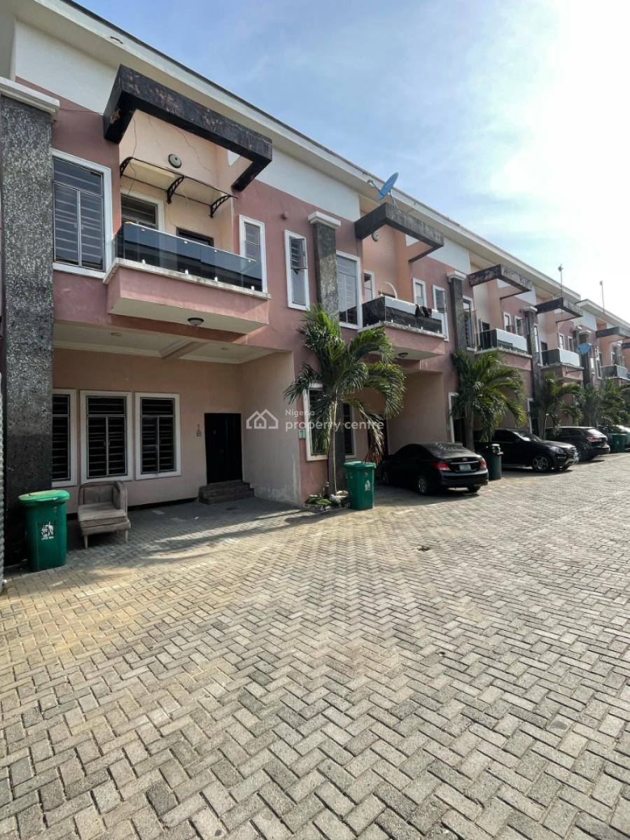 4 Bedroom Terrace Duplex, Chevron, Lekki, Lagos, Terraced Duplex for Rent