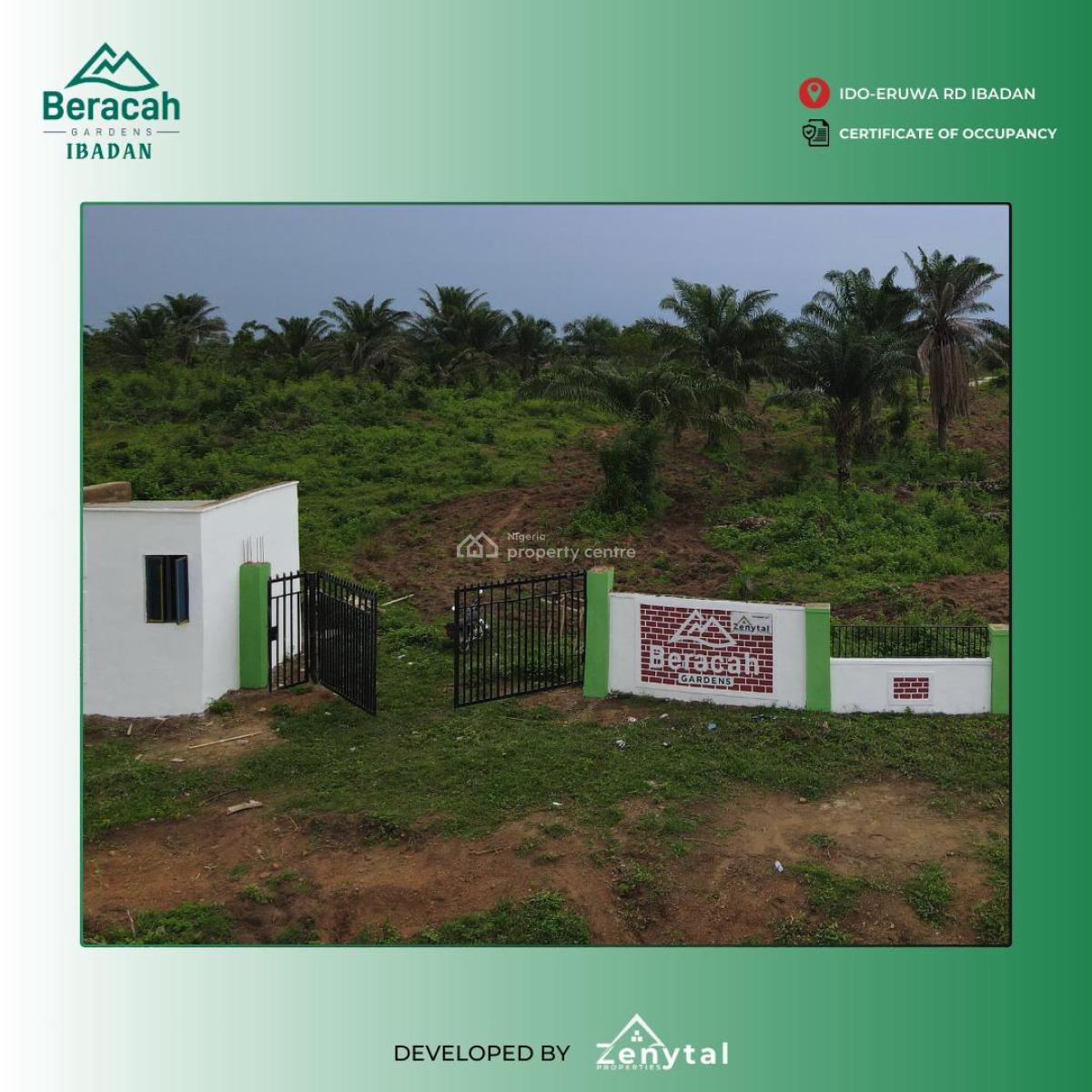 C of O Estate Land, Beracah Garden, Ido-eruwa Axis, Ibadan, Oyo, Residential Land for Sale