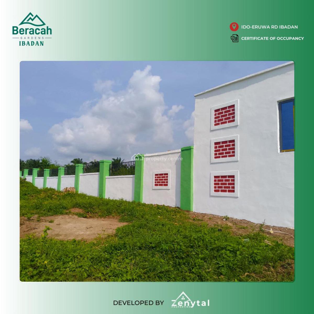 C of O Estate Land, Beracah Garden, Ido-eruwa Axis, Ibadan, Oyo, Residential Land for Sale