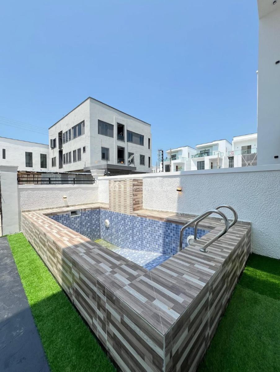 Luxurious Charming 4 Bedroom Fully Detached Duplex with Swimming Pool, Chevron, Lekki, Lagos, Detached Duplex for Sale