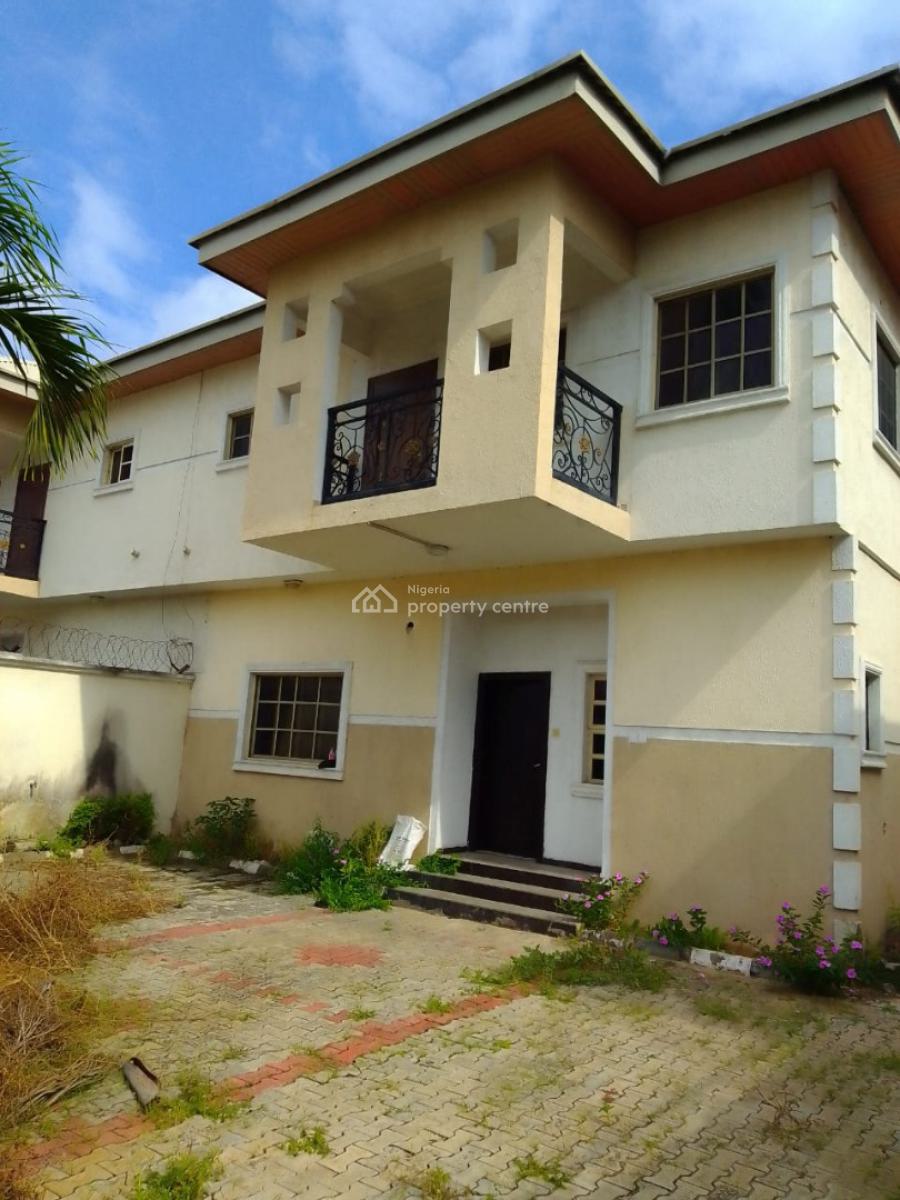 a Well Maintained 4 Bedroom House with 2 Room Bq, Lekki, Lagos, House for Rent