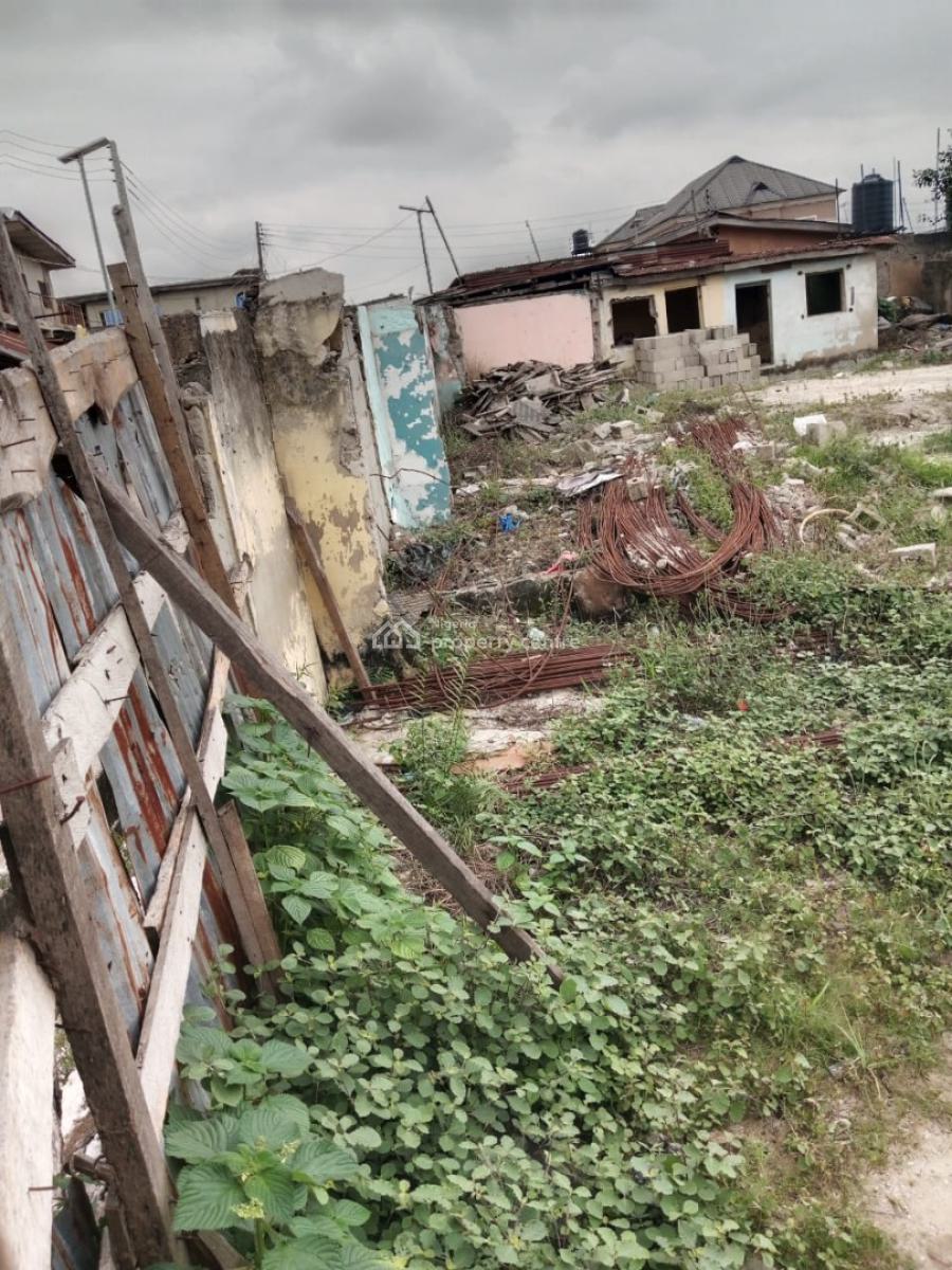 Full Plot of Land on a Corner Piece, Back of County Aguda, Ogba, Ikeja, Lagos, Residential Land for Sale