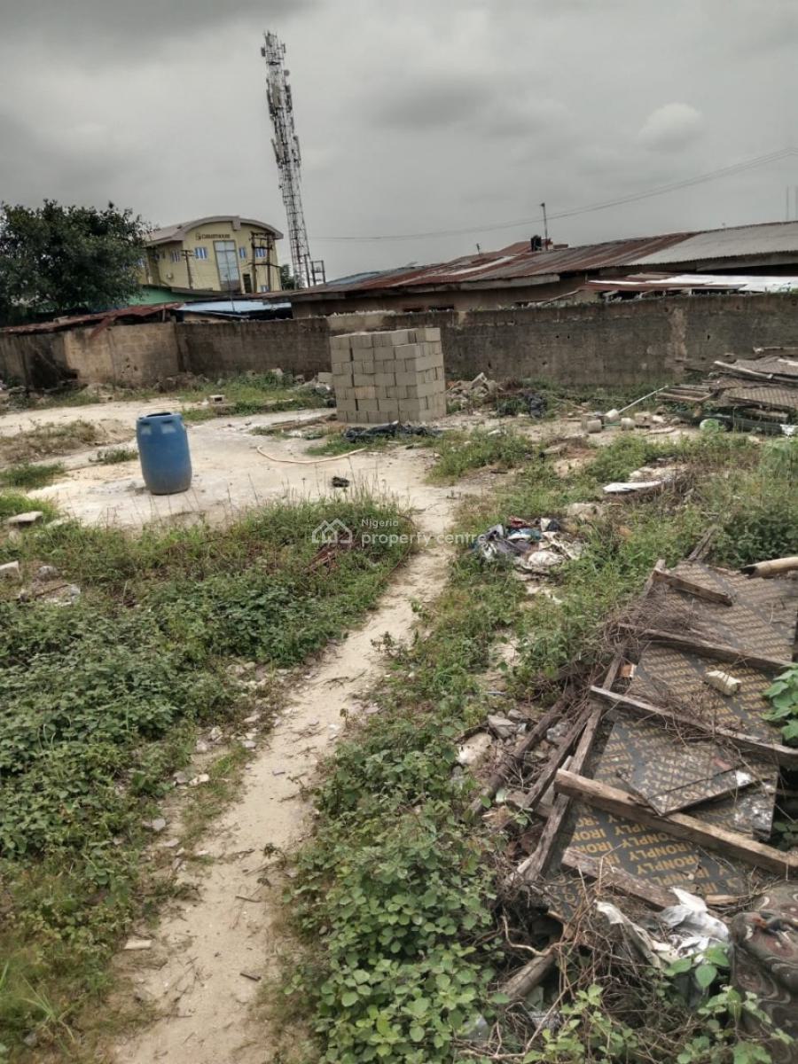 Full Plot of Land on a Corner Piece, Back of County Aguda, Ogba, Ikeja, Lagos, Residential Land for Sale